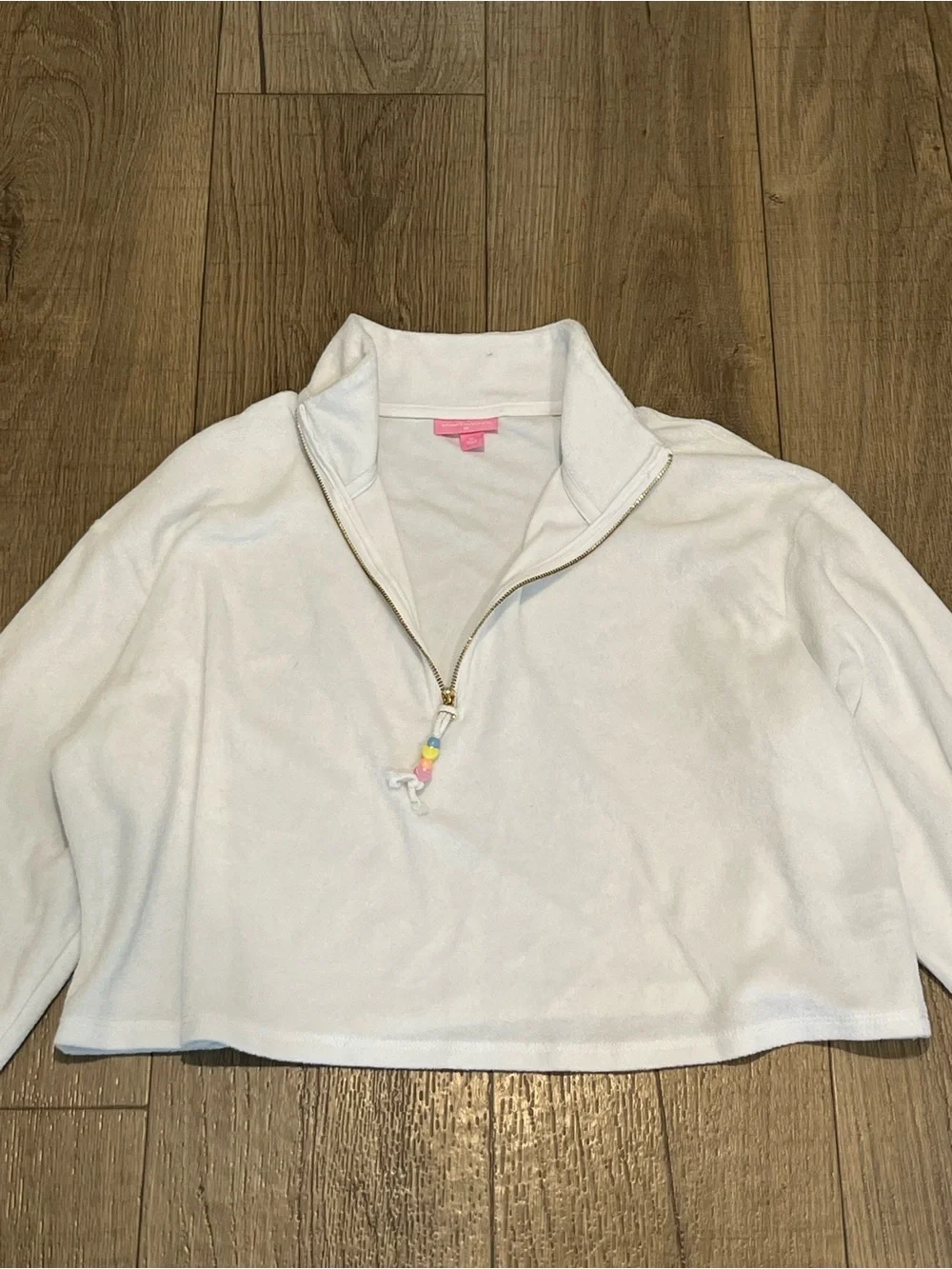 Stoney Clover Lane Target Collab Terry Cloth Matching 2 Piece White Set